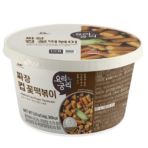 요리궁리 짜장 컵 꽃떡볶이, 1개, 144g