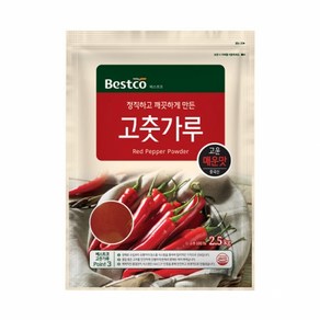 베스트코 고춧가루 매운맛고운 2.5kg