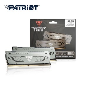 패트리어트 DDR4 32GB PC4-28800 CL18 VIPER STEEL 메모리 (16Gx2) 파인인포메이션