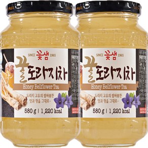 꽃샘 꿀도라지차 1160g(580g x 2병), 580g, 1개입, 2개