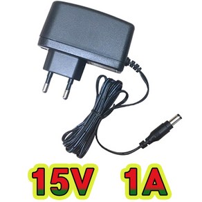 순흥전기 어댑터 15V 1A벽걸이형 SMPS 1000mA 어댑터 아답터 직류전원장치, SH-1510N, 1개