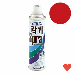 스프레이페인트 락카 뿌리는 페인트 레드 420ml