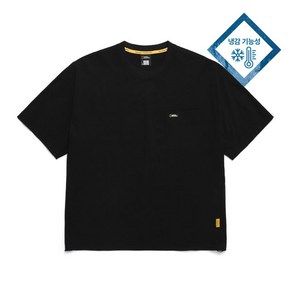 [정품] 내셔널지오그래픽 N242UTS992 쿨링 반팔 티셔츠 CARBON BLACK 캐주얼 활동적인