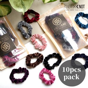 [KNOTXKNOT] 무료배송10pcs pack 풀컬러 벨벳미니곱창 벌크팩