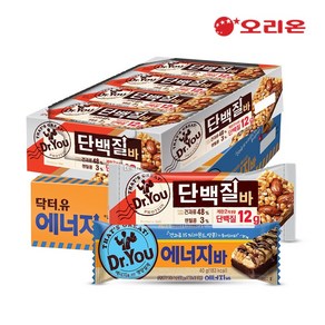 오리온 닥터유 단백질바(50g) 12개 + 에너지바(40g) 15개, 1개