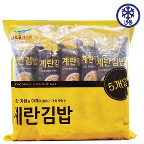 한우물 계란김밥, 5개, 230g