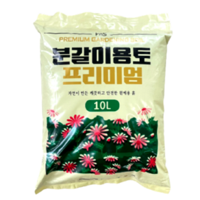 PnS 분갈이용토 꽃식물 10리터 분갈이흙 용토, 10L, 1개