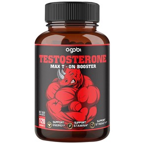 MAPEinc (정품) 맥스티온(MaxTOn) 남자 스태미너 테스토스테론(Testosteone) 부스터 14000 mg 근육 머슬 강도 Powe 보충영영제 120캡슐, 120정, 3개