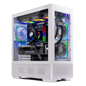 게이밍 PC Skytech Azue 데스크톱 u2013 AMD Ryzen 7 7800X3D 4 2GHz NVIDIA RTX 4090 1TB NVME Gen4 SSD 32GB DD, 3600 1660 Supe