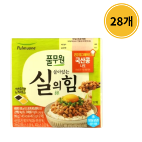 풀무원 [냉동] 국산콩 냉동나또, 99g, 28개