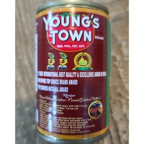 정어리 통조림 Youngs Town Sadines in tomato sauce with Hot Chili 155g WORLDFOOD, 10개, 10개