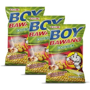 Boy Bawang Conick Lechon Manok - Cispy Tasty & Boy Bawang Conick Lechon Manok - 바삭하고 맛있고 글루튼 프, 3개, 100g