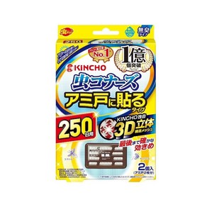 킨쵸 무시코나즈 방충망에 붙이는 벌레퇴치제 250일, 1개