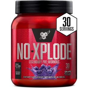 BSN 노익스 1.2lb 노익스부스터 포도 NOXplode 노익스플로드 30회, 1개, 555g