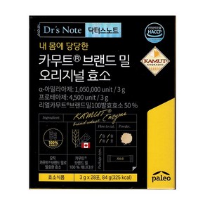 팔레오 오리지널 카무트 효소 3g x 28포, 84g, 1개