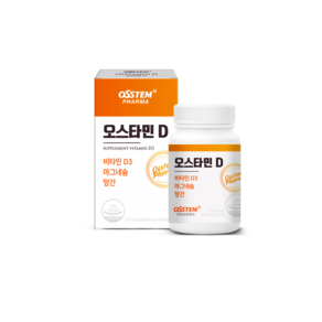 오스템파마 오스타민D 비타민D3 마그네슘 망간 800mg x 60정