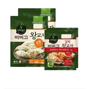 CJ제일제당 비비고 왕교자 1.05kg + 김치왕교자 420g, 1개