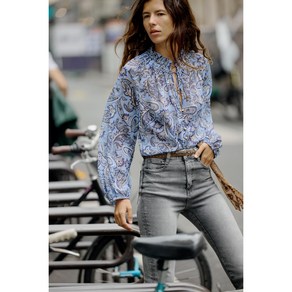 ZARA 자라 페이즐리 셔츠 9156 561 9156/561