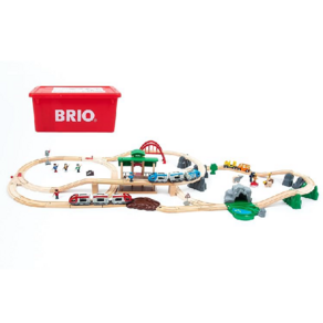 BRIO 2024 80000-142 74 3 ~ (브리오) 년 크리스마스 한정 레일 세트 [전 개] 대상, 1개