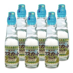 사이토 청포도 라무네 구슬 사이다, 200ml, 6개