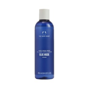 The Body Shop 더 바디샵 블루 머스크 헤어 바디워시 250ml Blue Musk Hai Wash, 1개