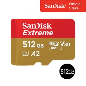 샌디스크 마이크로 SD카드 SDXC Extreme 익스트림 QXAV 512GB