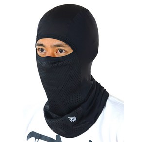 이호토 봄가을용 자외선차단 김서림방지 M2 풀페이스바라클라바 프로, 블랙, 1개