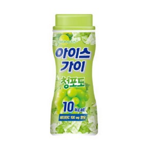 해태 아이스가이 청포도 맛 아이스크림 15개입 비타민C 아이스크림, 15개, 200ml