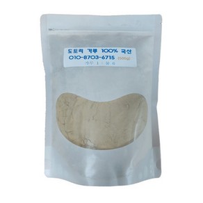 국산 햇 도토리 묵가루 500g 도토리가루 100% 자연산 2024년, 1개