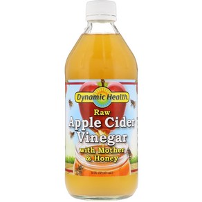 Dynamic Health Laboatoies 생 사과초모 식초 Raw Apple Cide Vinega 16 fl oz (473 ml), 1개