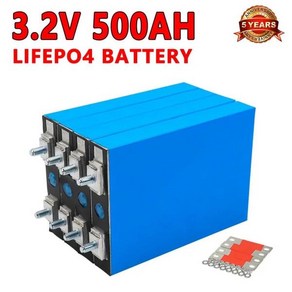 Lifepo4 리튬 다리미 인산염 배터리 팩 DIY 충전식 셀 보트 골프 카트 RV 태양열 저장 3.2V 500Ah 12V 36V