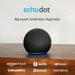 Echo Dot 5세대 2022년 발매  더 큰 활기찬 사운드와 도움이 되는 루틴 그리고 Alexa Chacho, Chacoal_Device only, 1개