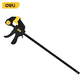 델리 퀵그립 목공 클램프 목재 고정, 1개, 3.퀵그립18_450mm(EDL110118)