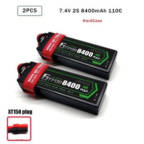 GTFDR 2PCS Lipo 배터리 7.4V 11.1V 8400mah 130C-260C 오프로드 카 RC Truggy