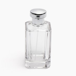 새로핸즈 클램프 타입 유리 향수공병 사각 JM 크라운실버캡 100ml, 단품, 1개