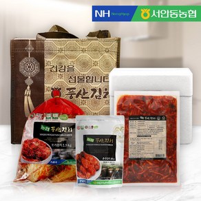 [서안동농협] 풍산김치 3종 선물세트 4kg (포기김치+총각김치+무말랭이), 1세트