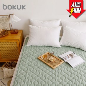 보국전자 에어셀 베이직 전기요 아르데코 BKB-2604D, 더블(135 x 180 cm), 그린