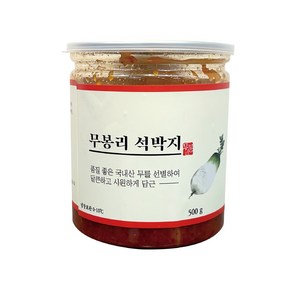 무봉리 석박지 500g 깍두기 국밥김치 국내산김치 맛있는김치 위생적인 신선한, 1개