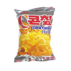 크라운 콘칩(대봉)148g 6개 콘칲 스낵, 148g