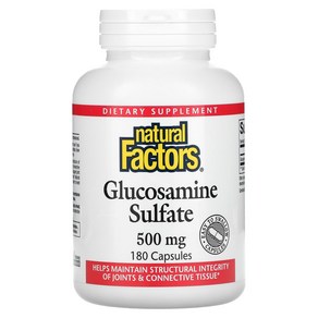 Glucosamine Sulfate 500 mg 180 Capsules, One Colo, 180정, 1개