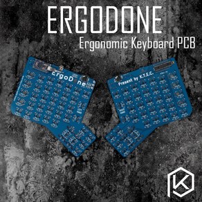 Egodone Ego 맞춤형 기계식 키보드 TKG-TOOLS PCB 프로그래밍 인체공학 키보드 키트 Infinity Egodox와 유사, 없음, 없음, 1)Egodone PCB x1