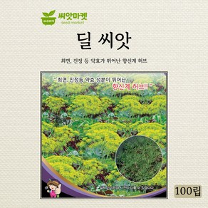 세계종묘 딜 씨앗 100립, 1개