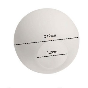 형광등가리개 백색 유리 램프 쉐이드 밀키 글로브 피팅 원형 조명 커버 D10cm D12cm D15cm D20cm D25cm, D12cm-4.2cm, 1개, 10. D12cm-4.2cm