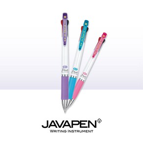 자바펜 초저점도 Jet3 Ball-M 0.5mm 3색 유성볼펜