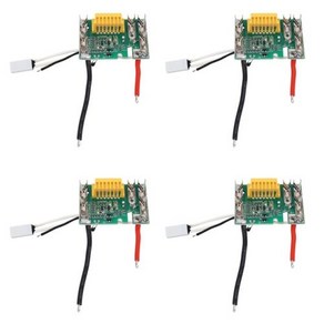 HFES 4X PCB 회로 모듈 보드 부품 마키타 교체 배터리용 리튬 이온 보호 18V 배터리 PCB 칩 보드, 1개, 1)WHITE