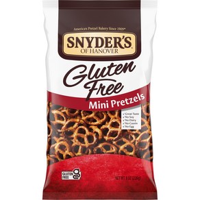 Snyde's of Hanove Gluten Fee Mini Petzels 8 Oz Bag, 226g, 1개