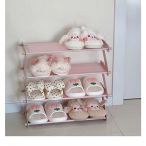 벨라비전 공간이 예뻐지는 미니 신발장, 4단, 핑크