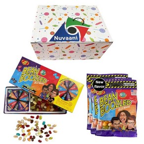 Nuvaani 젤리빈 Jelly Belly Bean Boozled Beans - 스피너 선물 상자  Beanboozled 6판 온 가족이 즐길 수 있는 게임 멋지고 이상한 맛 시, 6개, 99g