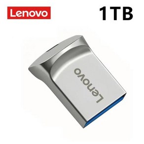 레노버 슈퍼 미니 USB 3.0 플래시 드라이브 2TB 128GB 256GB 방수 메모리 스틱 고속 금속 U 디스크 펜, 1개