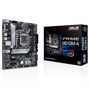 ASUSTek Intel 10세대 11세대 CPU 지원(LGA1200) 대응 H510 칩셋 micoATX 마더보드 PRIME H510M-A